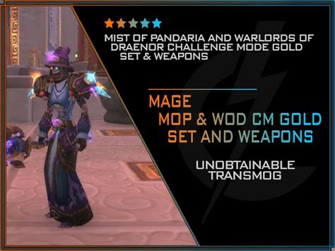 Mage Mop And Wod Challenge Mode Gold Set And Weapons Eu