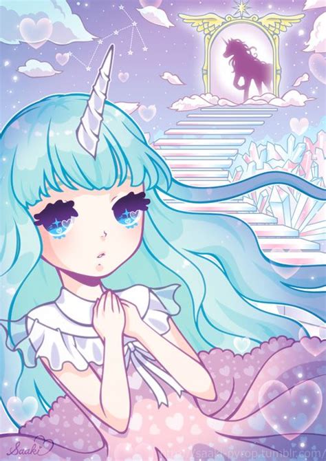 Unicorn Wallpaper Cute Cute Anime Wallpaper Girl Wallpaper Kawaii