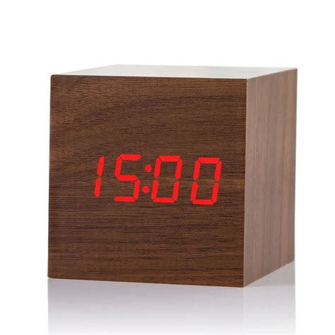 Wood Digital Clock Mainexo