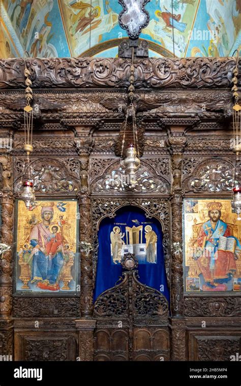 The Iconostasis Inside The Greek Eastern Orthodox Church Of The