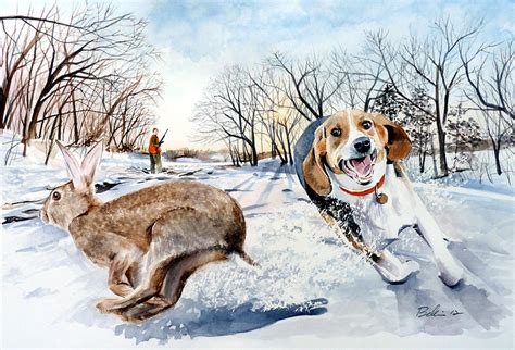 Late Season Rabbit 2 Painting By Dana Bellis Fine Art America
