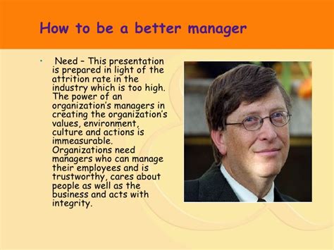 A great managers enjoy success, but are willing to cede the spotlight. How To Be A Good Manager