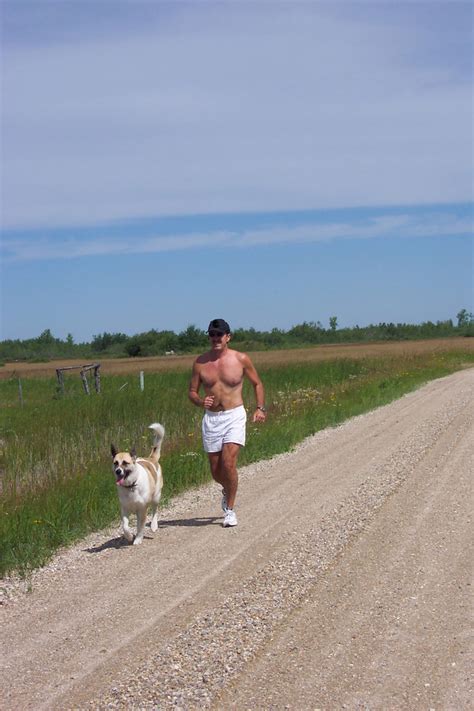 Jogger And Best Friend Dog Free Stock Photo Public Domain Pictures