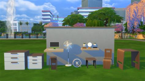 The Sims 4 Custom Content Home Office Kit
