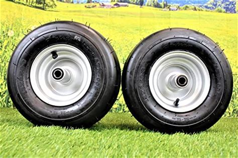 antego tire and wheel set of 2 hustler lawn mower part 604717 tire wheel assy 13x6 50 6