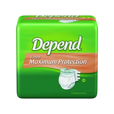 Adult Diapers For Incontinence Depends Fitted Briefs For Bladder Leak