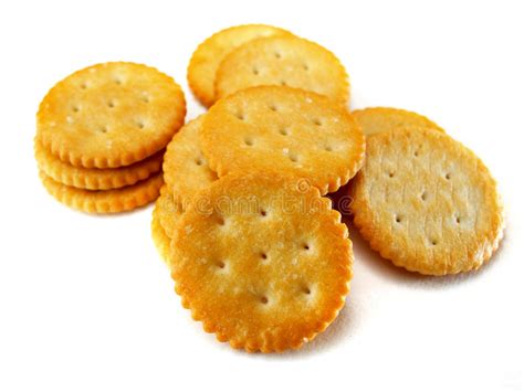 Round Crackers Stock Image Image Of Studio Snack Delicious 57169163