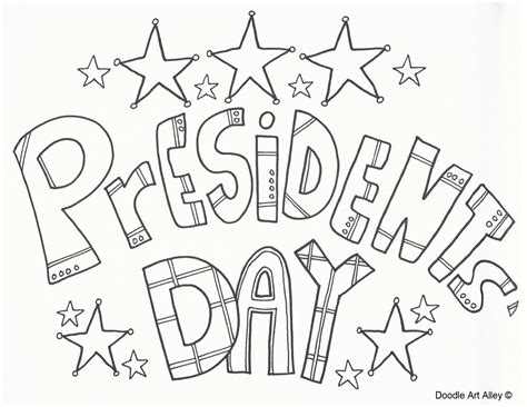 Free Printable Presidents Day Coloring Pages - Printable Word Searches