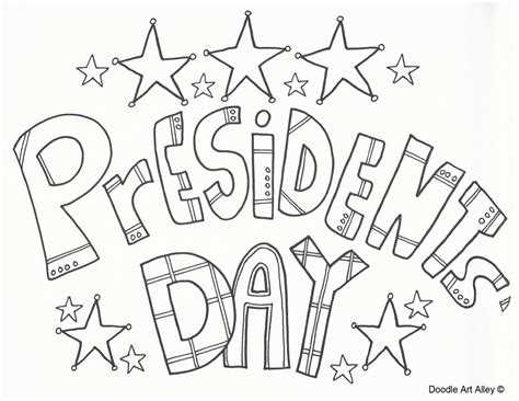 Free Printable Presidents Day Coloring Pages Printable Word Searches