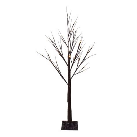 Northlight 4 Led Lighted Christmas Brown Birch Twig Tree Outdoor