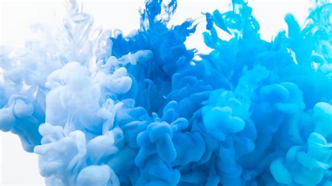 Blue White Ink Smoke Hd Blue Aesthetic Wallpapers Hd Wallpapers Id