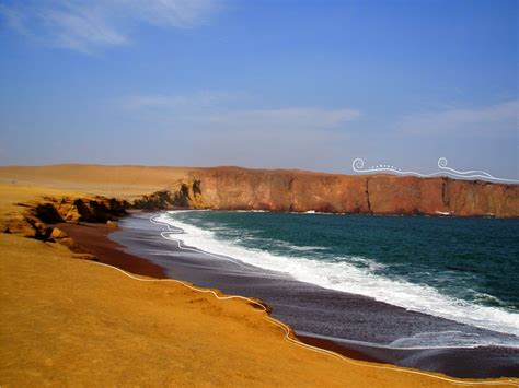 Playa Roja Reserva Nacional De Paracas Lugares Para Viajar Costa