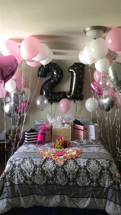 Choose one of ours, or come up with one of your own. 21st Birthday surprise! | Surprise birthday decorations ...