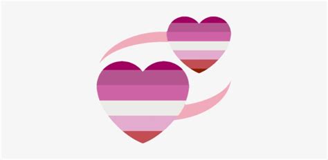 Hearts Lesbian Discord Emoji Lesbian Heart Emoji Discord Transparent