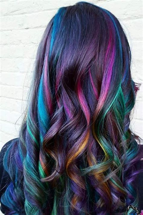40 Rainbow Hair Ideas For Brunette Girls — No Bleach Required Artofit
