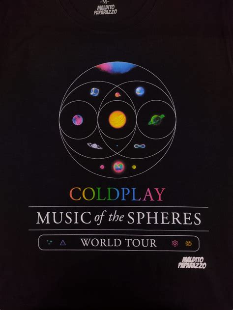Coldplay Music Of The Spheres Tour Poster Maldito Paparazzo