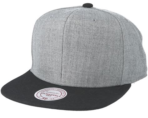 Blank Greyblack Snapback Mitchell And Ness Caps