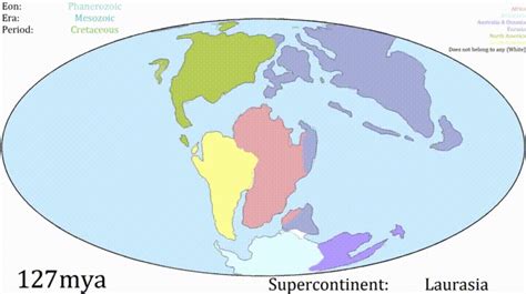 mapa da pangeia