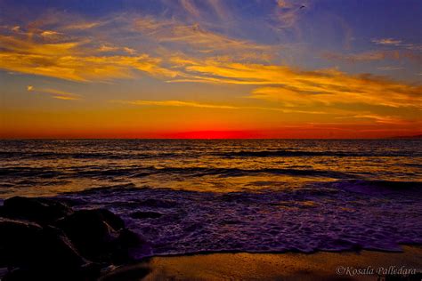 Colorful Ocean Sunset Photograph By Kosala Alawattegama Fine Art America