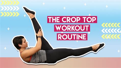 the crop top workout routine hauterfly youtube