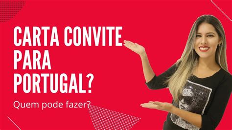 Carta Convite Para Portugal Quem Pode Fazer 2020 Youtube