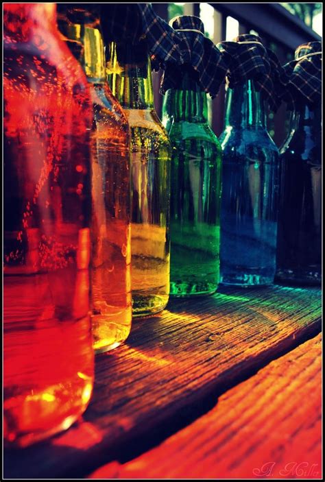 Rainbow Bottles Iv Color Of Life Rainbow Aesthetic World Of Color