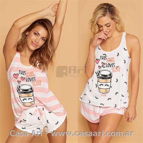 Pijama Musculosa So Love Sleep Casa Ari Distribuidor Mayorista De Lencería