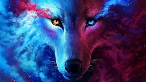 Galaxy Wolf Wallpapers 4k Wolf Wallpaperspro