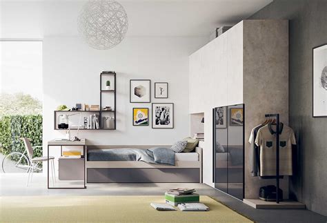 Acquista online letti di design per bambini in stile nordico pratici e funzionali. Cameretta con divano letto singolo e letto estraibile ...