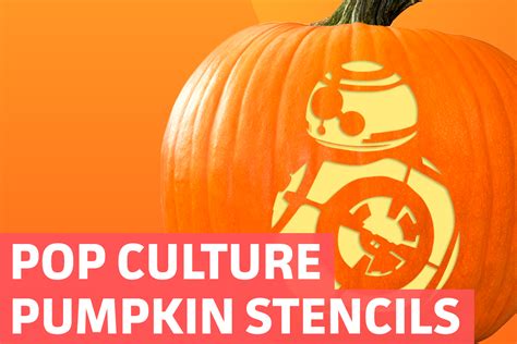 Pop Culture Pumpkin Stencils Decider