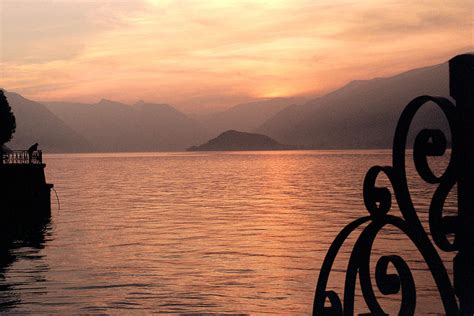 Sunset On Lake Como Photograph By Greg Matchick Fine Art America