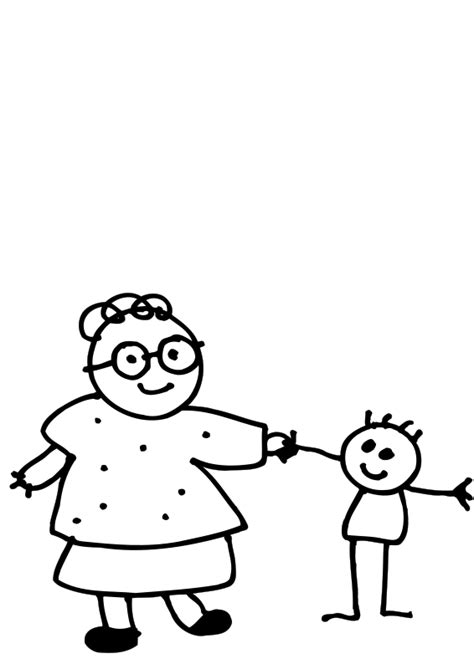 Lincoln hanukkah chanukah tea vegan day of the dead. Free Clipart: Mom holding childs hand - outline | horse50
