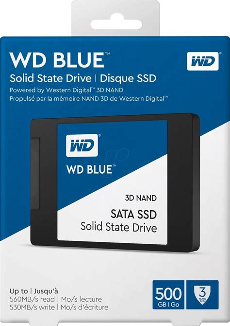 Ssd Western Digital 500 Gb Blue 3d Nand Sata 25 500 Gb Vacomhr