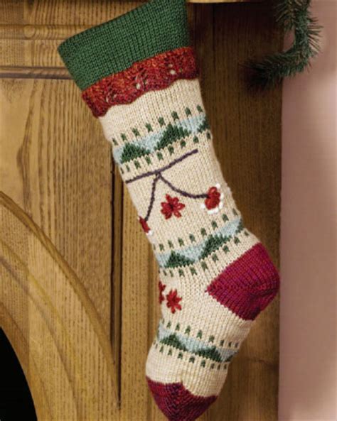 Because it's designed to use fleece, you don't have to worry about lining or edge finishing. Free free Christmas stocking knitting patterns Patterns ...
