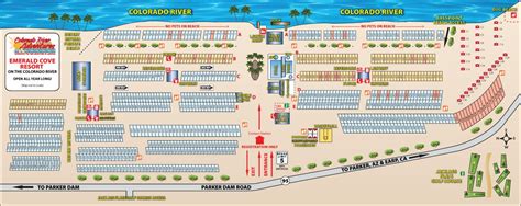 Emerald Cove Resort Park Map Emerald Cove Resort