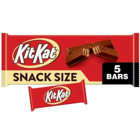Kit Kat Milk Chocolate Snack Size Wafer Candy Bars 5 Ct 049 Oz