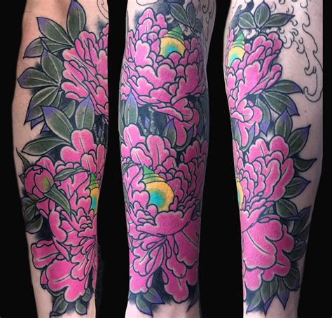 Arm Flowers Japanese Tattoo Slave To The Needle
