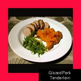 Roast for 25 minutes at 375˚f. Glazed Pork Tenderloin