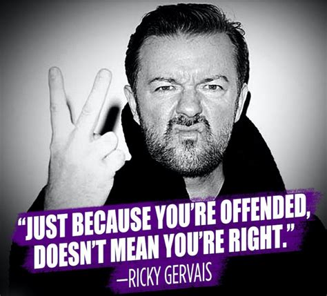 Ricky Gervais Has An Important Message For All The Liberals Out There