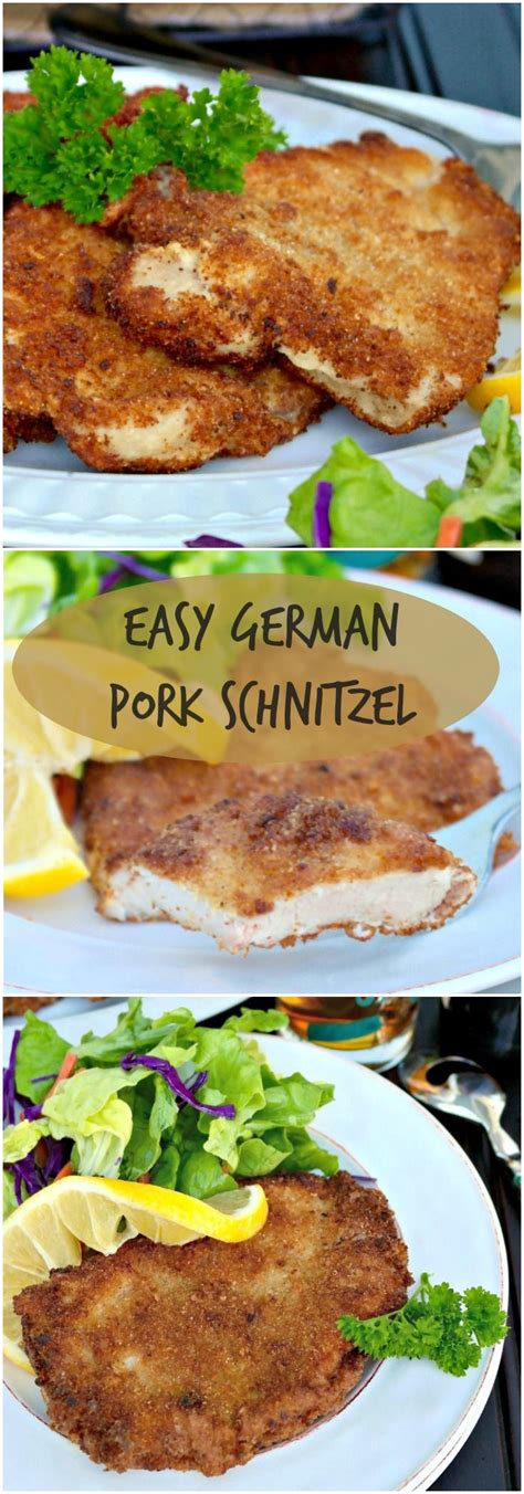 Pork schnitzel are thin, tenderized cuts of pork that are breaded and fried. Pork Schnitzel Recipe - Easy German Traditional Dish | The ...