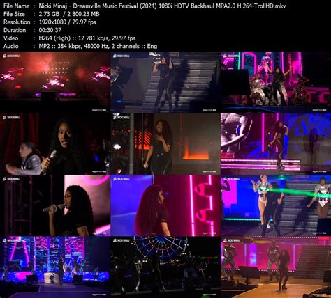 FEED Nicki Minaj Dreamville Music Festival 2024 1080i HDTV