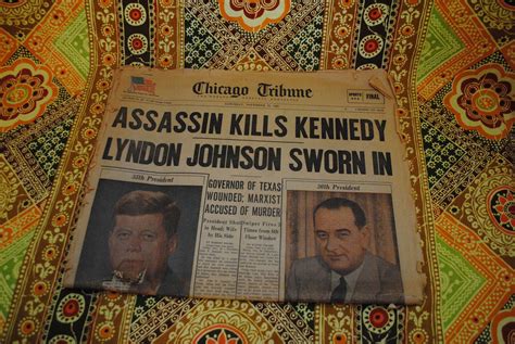 Newspaper Chicago Tribune November 23 1963 Kennedy | Etsy | Chicago tribune, Tribune, Chicago
