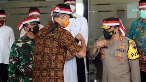 Apel Kebangsaan Di Mapolda Jateng Pesan Gubernur Ganjar Isi Ruang