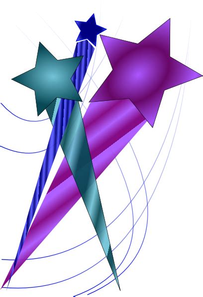Shooting Star Logo Graphics Clipart Best