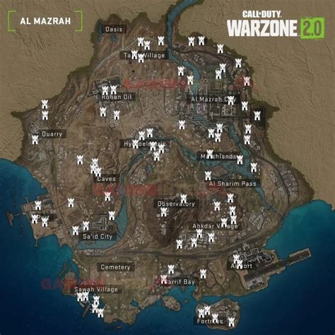 All Warzone Dmz Stronghold Areas In Al Mazrah Starfield