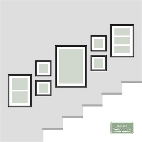 Expert tips for creating a gallery wall above your staircase