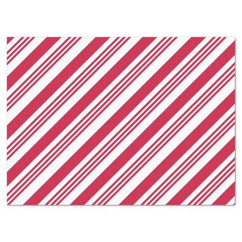 Candy Cane Stripe Holiday Tissue Paper