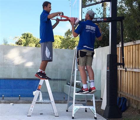 It is possible to design a double court in a spacious backyard. How to Build a DIY Backyard Basketball Court - MSF Sports ...