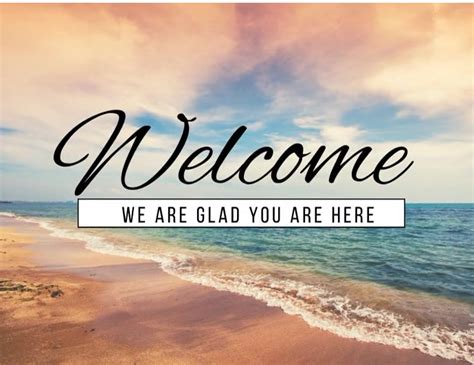 Welcome Template Postermywall