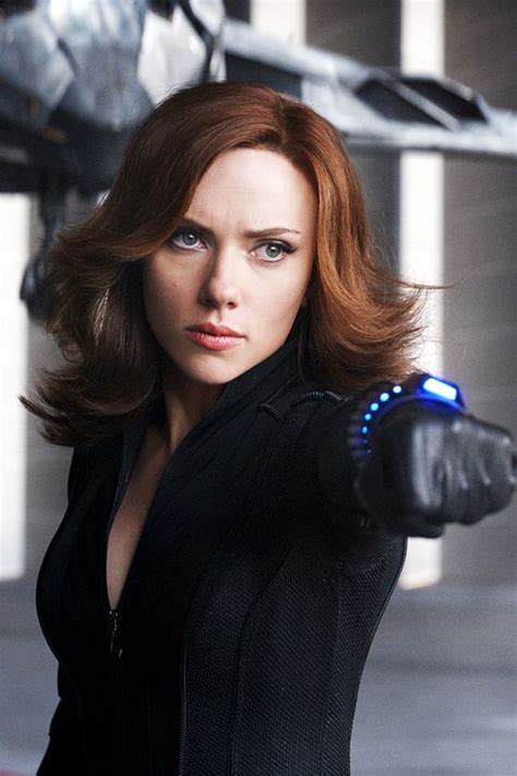Scarlett Johansson As Black Widow In ‘captain America Civil War 2016 Mulher Marvel
